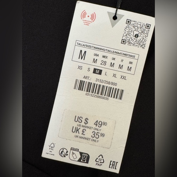 ZARA Short Dress with Bows - Picture 7 of 8